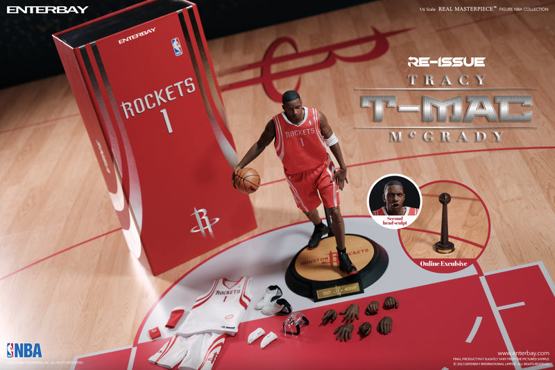 1/6 REAL MASTERPIECE NBA COLLECTION- TRACY MCGRADY ACTION FIGURE (Limited Retro Edition)- PRE-ORDER ITEM