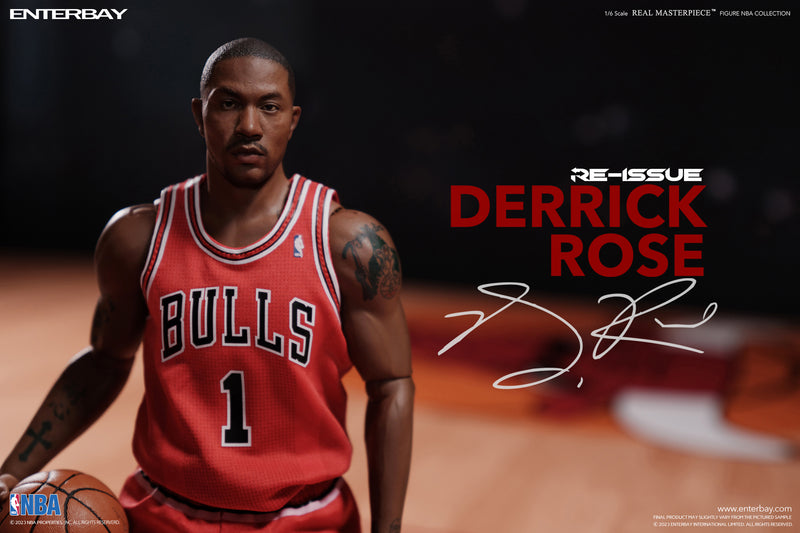 1/6 REAL MASTERPIECE NBA COLLECTION- DERRICK ROSE ACTION FIGURE (Limited Retro Edition)- PRE ORDER ITEM