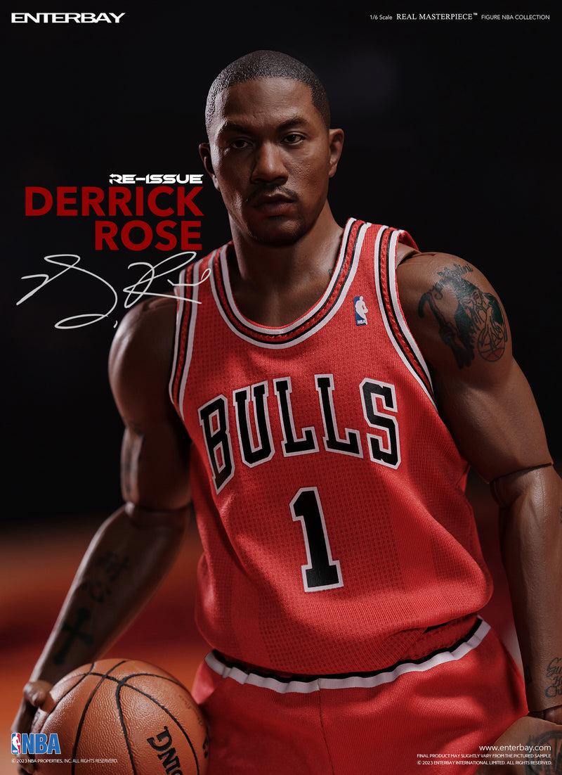 1/6 REAL MASTERPIECE NBA COLLECTION- DERRICK ROSE ACTION FIGURE (Limited Retro Edition)- PRE ORDER ITEM