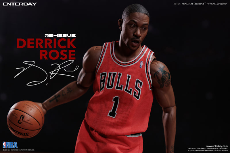 1/6 REAL MASTERPIECE NBA COLLECTION- DERRICK ROSE ACTION FIGURE (Limited Retro Edition)- PRE ORDER ITEM