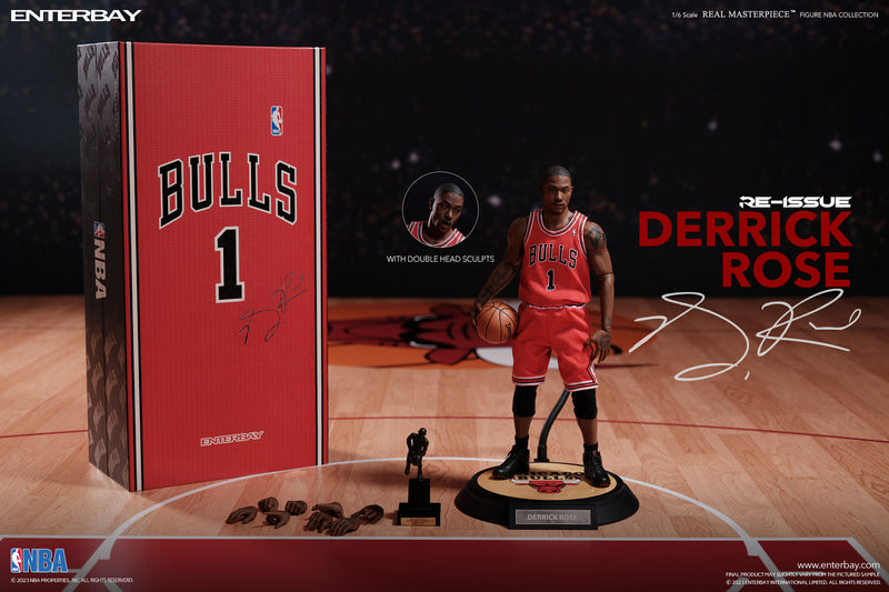 1/6 REAL MASTERPIECE NBA COLLECTION- DERRICK ROSE ACTION FIGURE (Limited Retro Edition)- PRE ORDER ITEM