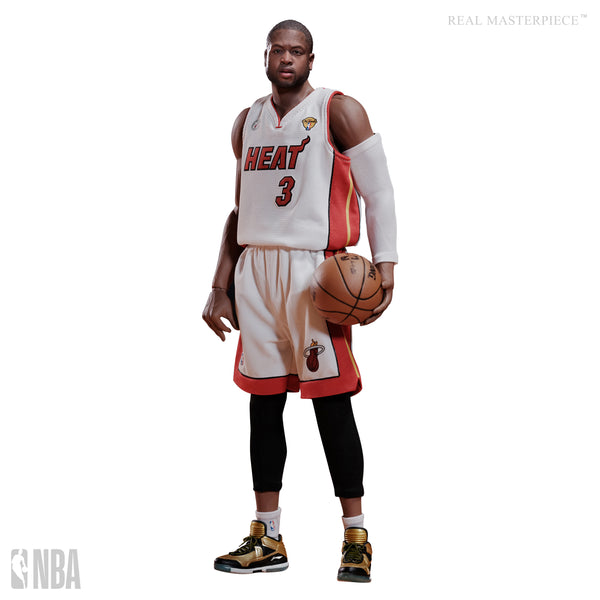 1/6 REAL MASTERPIECE NBA COLLECTION: DWYANE WADE ACTION FIGURE(ONLINE EXCLUSIVE NANO-SWEAT EDITION) -PRE-ORDER ITEM