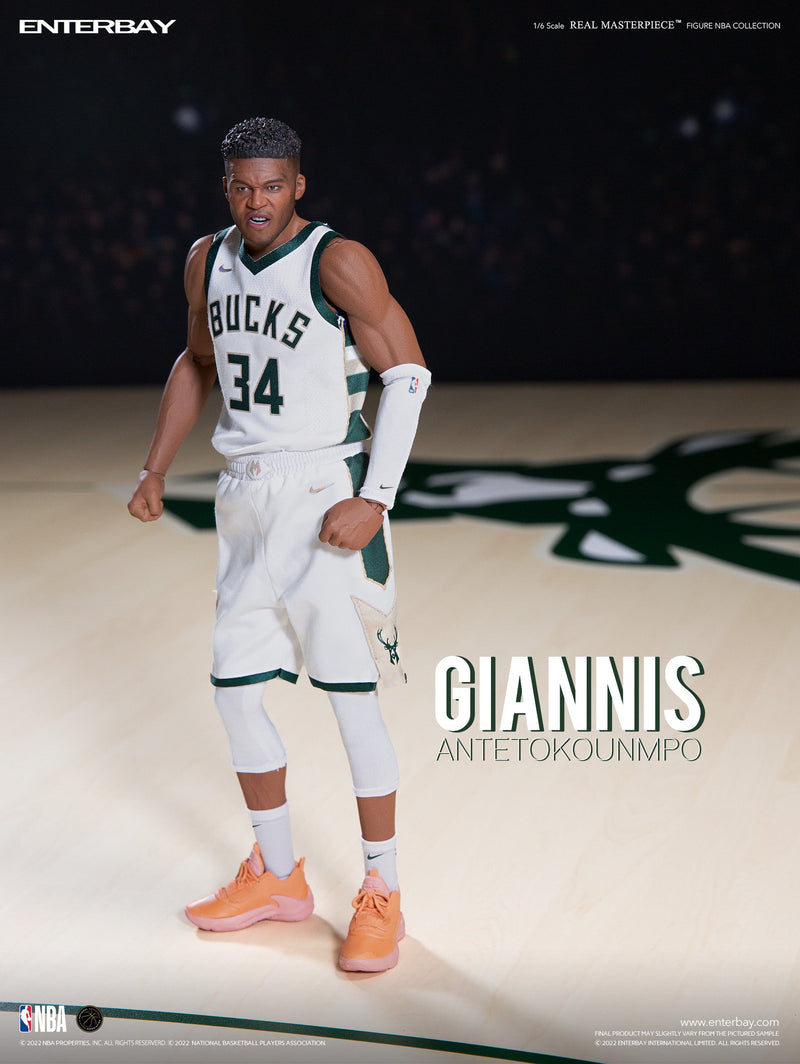 [VIP Checkout]1/6 REAL MASTERPIECE NBA COLLECTION: GIANNIS ANTETOKOUNMPO NBA ACTION FIGURE