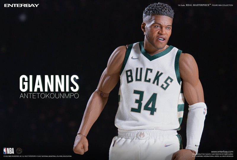 [VIP Checkout]1/6 REAL MASTERPIECE NBA COLLECTION: GIANNIS ANTETOKOUNMPO NBA ACTION FIGURE