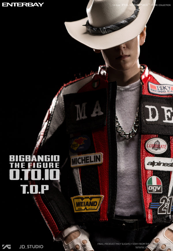 1/6  BIGBANG 10th Anniversary Limited Edition T.O.P. Action Figure
