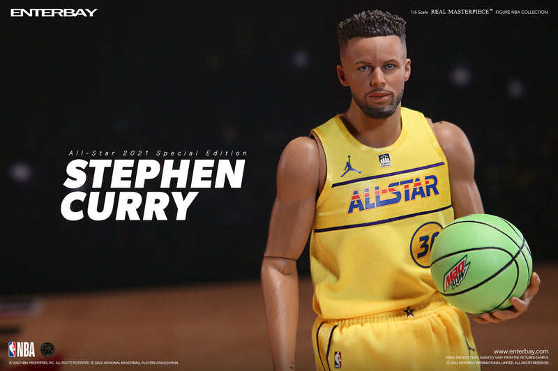 [ Special Edition ] 1/6 REAL MASTERPIECE NBA COLLECTION: Stephen Curry All-Star 2021 Special Edition