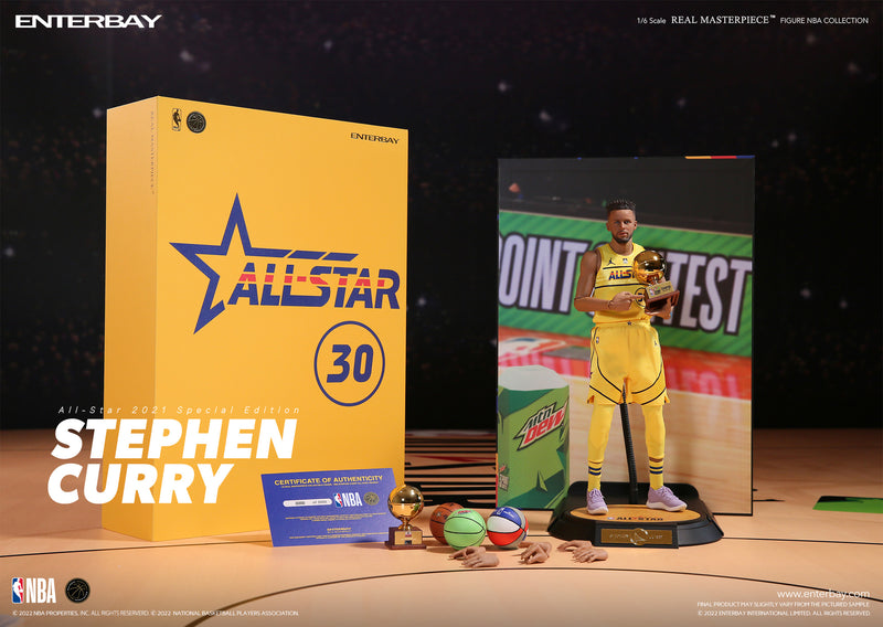 [ Special Edition ] 1/6 REAL MASTERPIECE NBA COLLECTION: Stephen Curry All-Star 2021 Special Edition