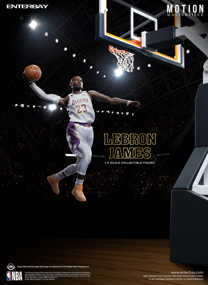 1/9 LeBron James Action Figure & 1/9 Basketball Hoop Combo Set – ENTERBAY