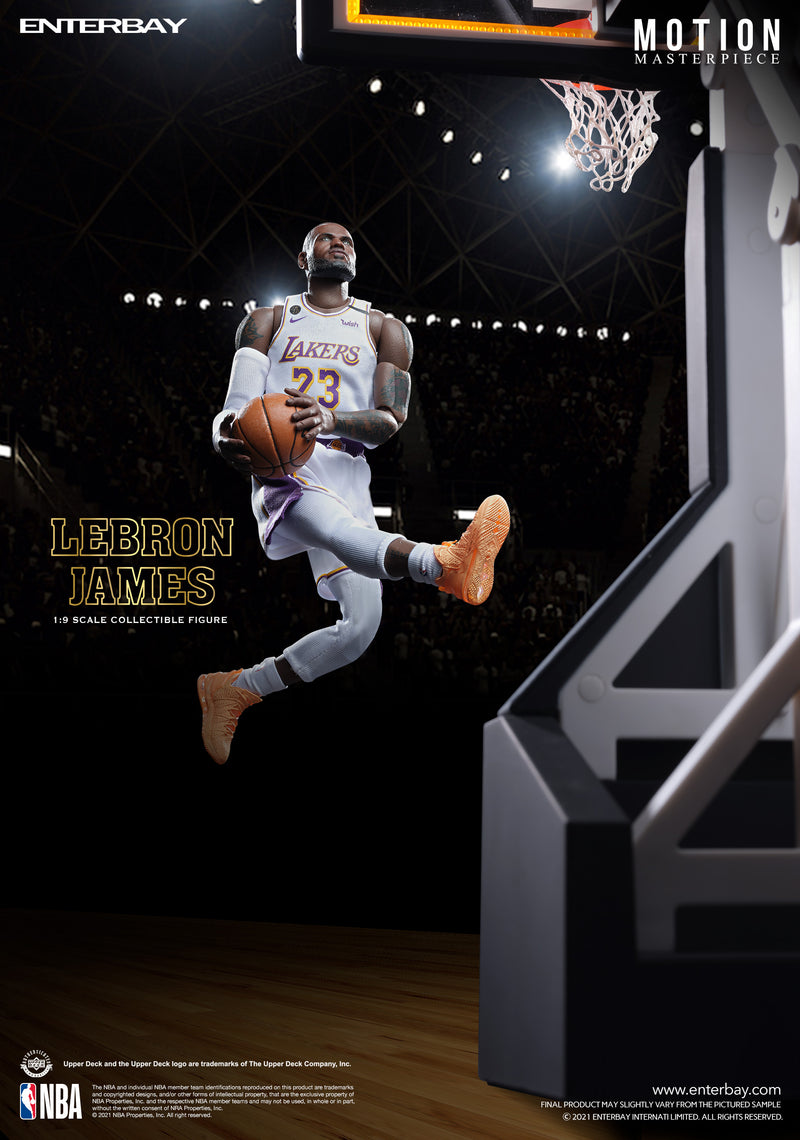 1/9 LeBron James Action Figure & 1/9 Basketball Hoop Combo Set