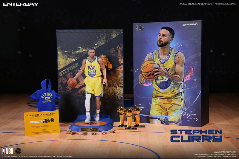 VIP-Checkout Only] 1/6 REAL MASTERPIECE NBA COLLECTION: STEPHEN CURRY –  ENTERBAY