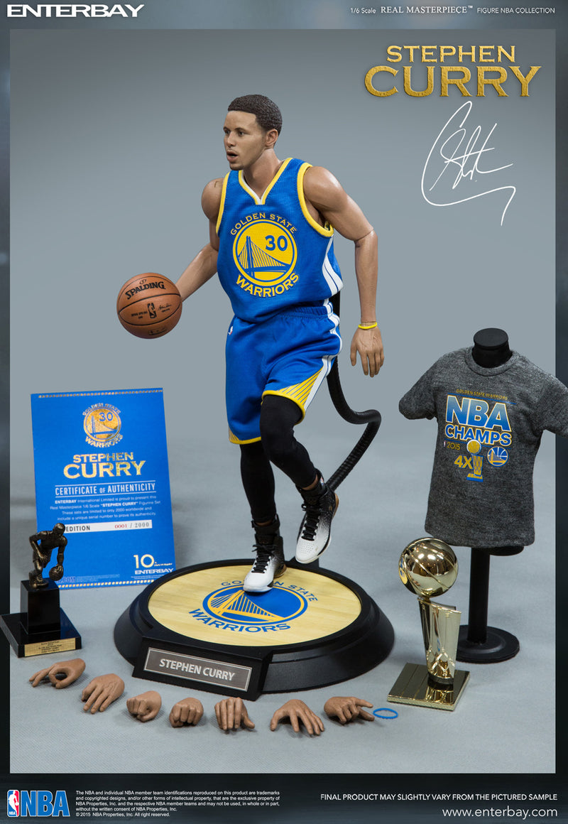 VIP-Checkout Only] 1/6 REAL MASTERPIECE NBA COLLECTION: STEPHEN CURRY –  ENTERBAY