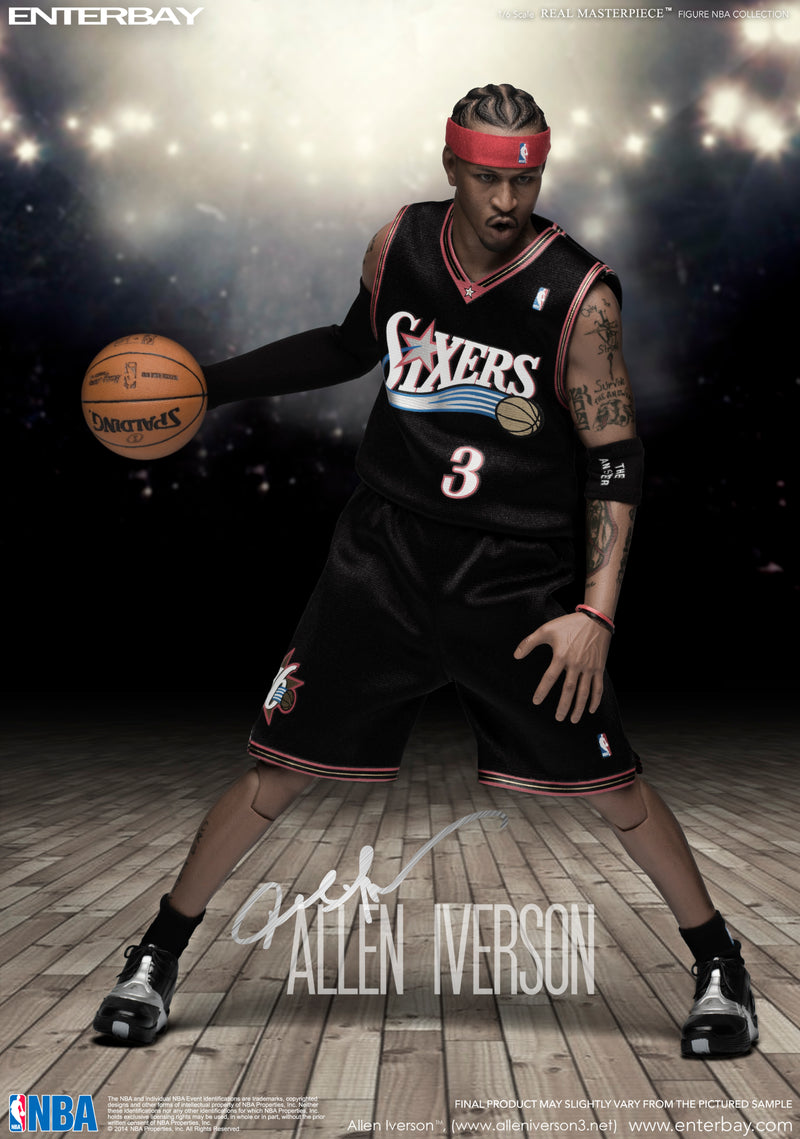 1/6 Real Masterpiece: NBA Collection – Allen Iverson Action Figure New –  ENTERBAY