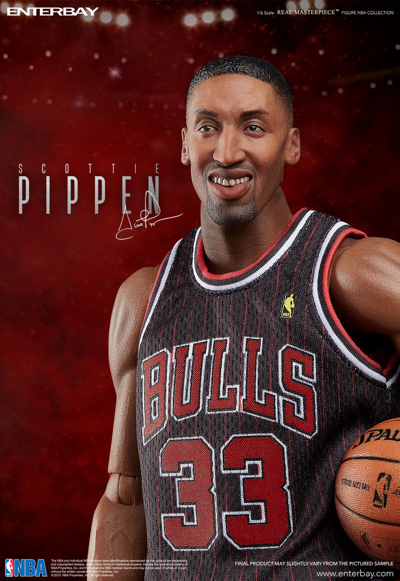 1 6 Real Masterpiece NBA Collection Scottie Pippen Action Figure